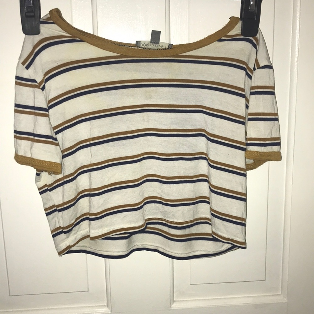 Don’t Ask Why striped crop top